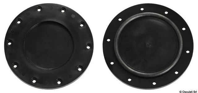 Trappe Inspection Noir Diam. 120 MM Marque Osculati 52.035.00