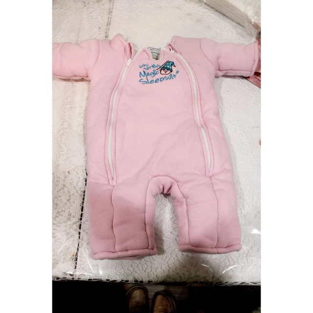 Baby Merlins Magic Sleepsuit Pink Small 3-6 Months