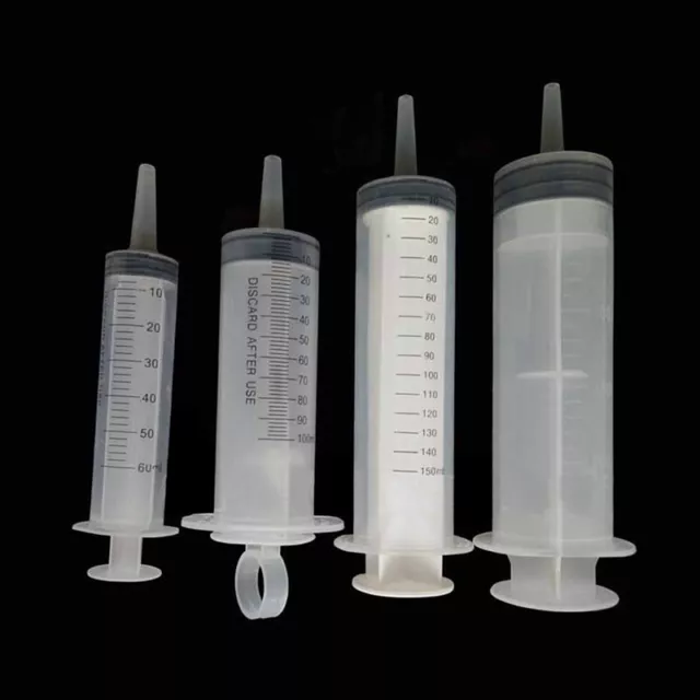 20-300 ml Bladder Syringe Disposable Plastic Syringes Transparent Large Capacity