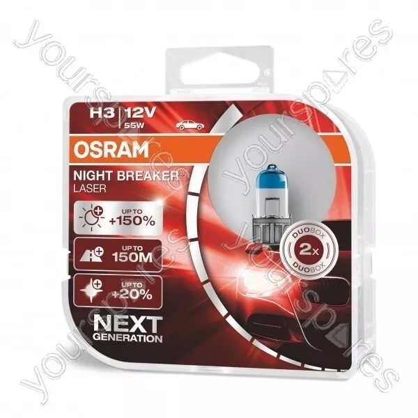 H11 711 150% Headlight OSRAM Night Breaker LASER NEXT GENERATION
