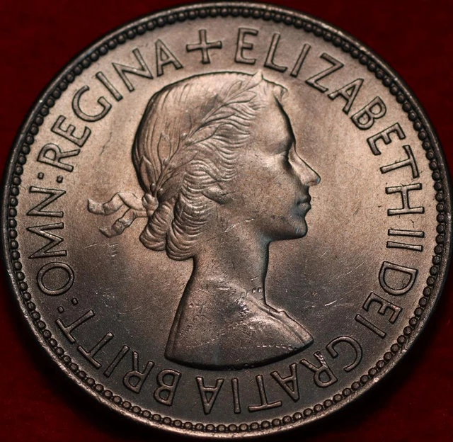 Uncirculated 1953 Great Britain 1/2 Crown Clad Foreign Coin
