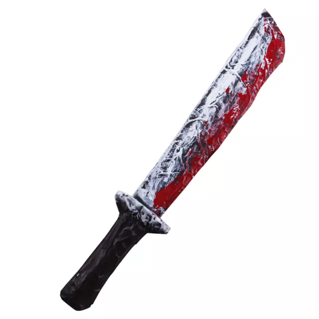 Realistic Foam Bloody Machete Friday the 13th Weapon Knife for Halloween Props
