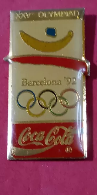 Coca Cola Olympiad Olympic games Barcelona 92 enamel pin badge