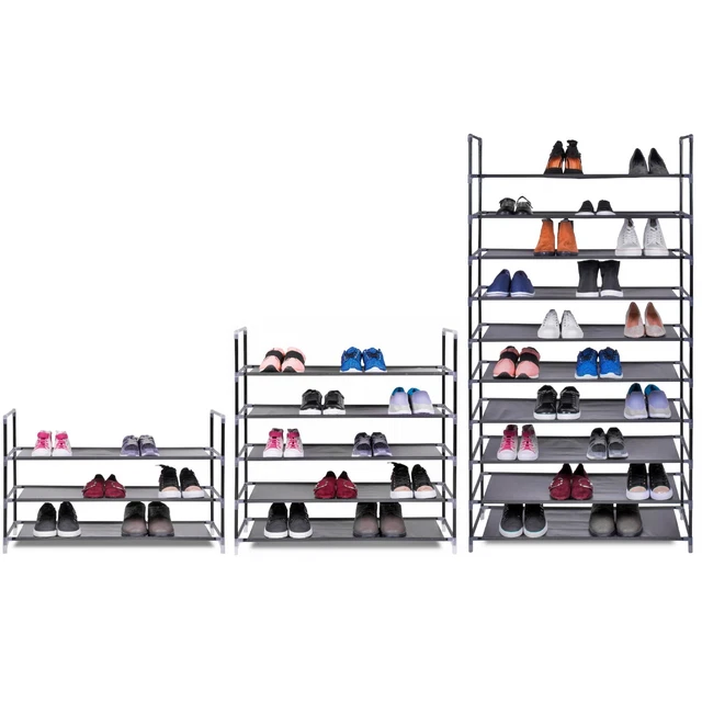 3,5 & 10 Tier Shelf  Shoe Storage Rack Organiser for 15, 25 or 50 pairs of shoes