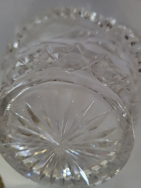 American Brilliant Period (ABP} cut glass nappy small bowl 5" 3