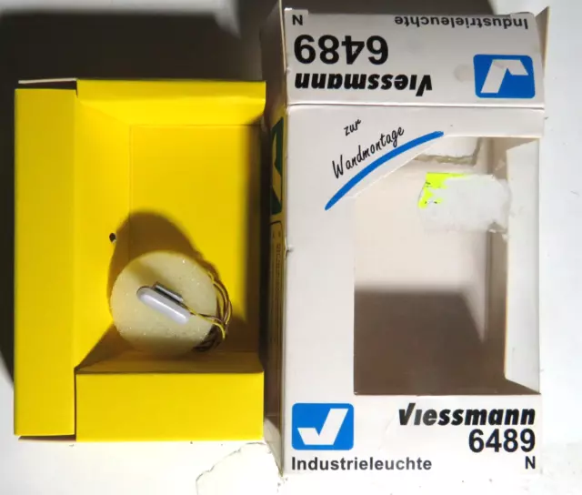Industrial Lamp N Gauge Viessmann 6489 Boxed (fs1)