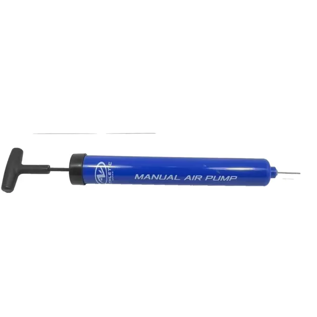 Sports Ball Manual Hand Air Pump Inflate Basketball Football Volleyball Needle