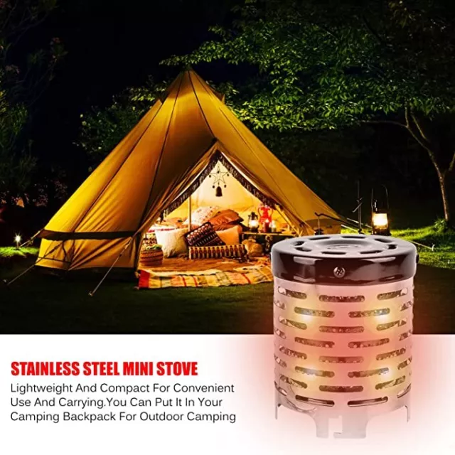 Outdoor Heater Cover Portable Camping Supplies Warmer Mini Tent Heating Stove