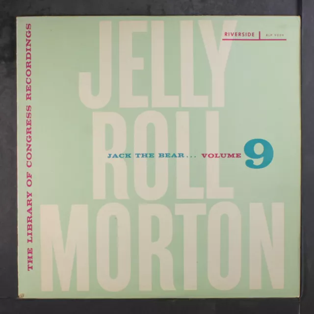 Jelly Roll Morton : Jack The Bear, Volume 9 Riverside 12 " LP 33 RPM