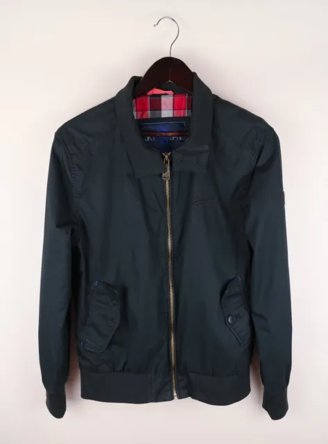 Superdry JPN Men Bomber Jacket Casual Cotton Windproof Black size M