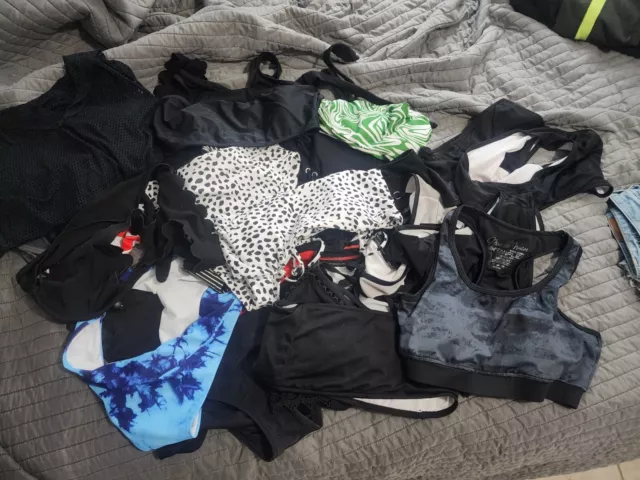 Huge Lot Bathing suits Tops And Bottoms