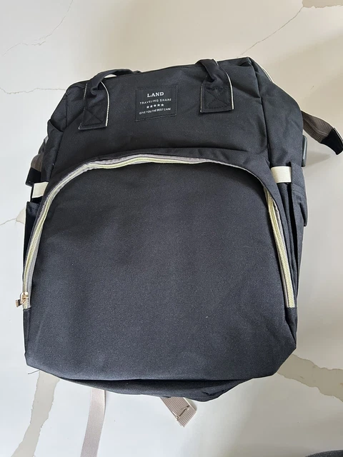 Great Deal 🎊 Baby Diaper Bag Backpack with Bassinet Changing Station black