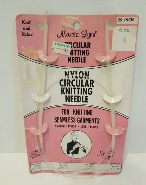 Marcia Lynn Circular Knitting Needles Size 6 29