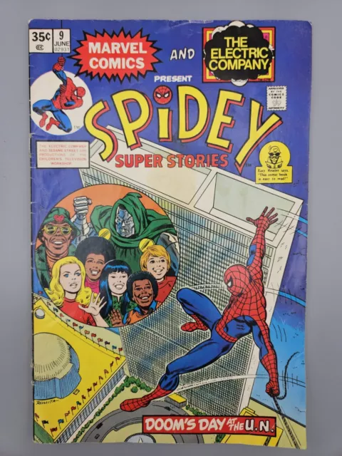 Spidey Super Stories #9 Marvel Comics 1975 John Romita cover / Dr. Doom