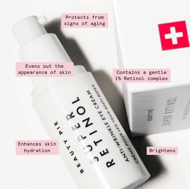 BEAUTY PIE SUPER Retinol AntiWrinkle Eye Cream 1 Complex Rrp £75