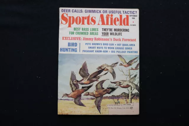 1968 September Sports Afield Magazine - Bird Hunting Cover - Sp 4177P