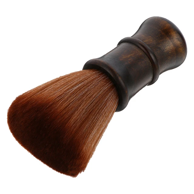 Cepillo de madera de loto suave hoja de polvo cepillo para el cuello la cara