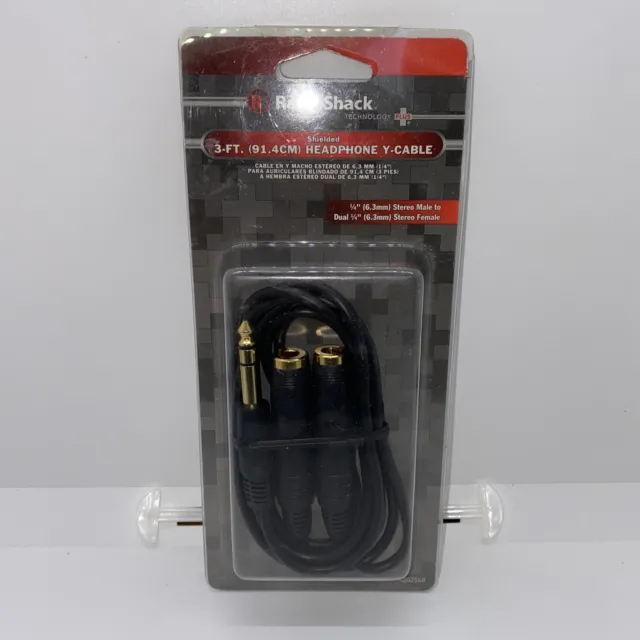 RadioShack 3-Foot (91.4cm) Shielded Headphone Y-Cable