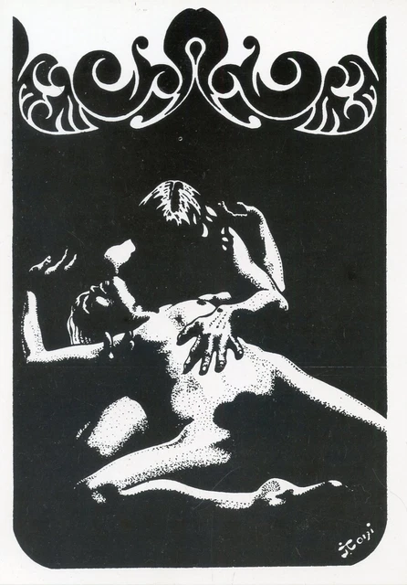 Cpsm / Illustrateur / Jacques Toni / Serie Couples / E