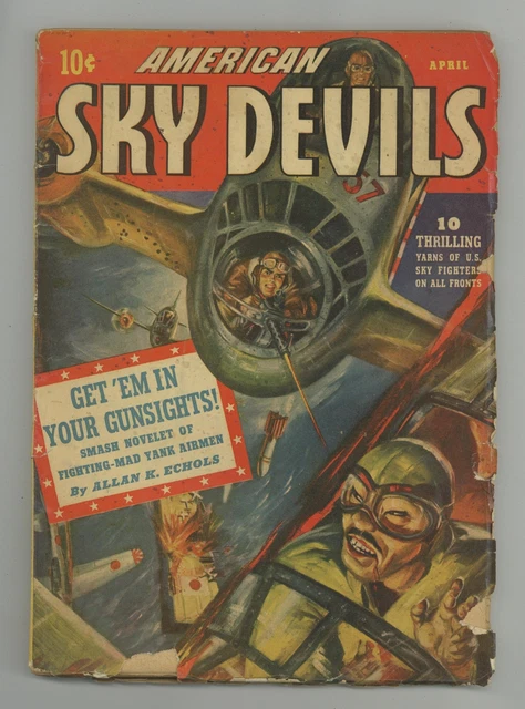 American Sky Devils Pulp Apr 1943 Vol. 1 #5 GD/VG 3.0
