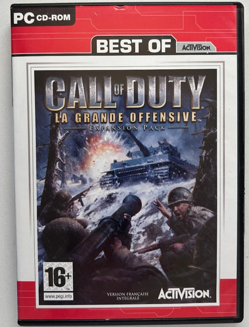 Rare !!! CALL OF DUTY La Grande Offensive Expansion Pack : Culte sur PC
