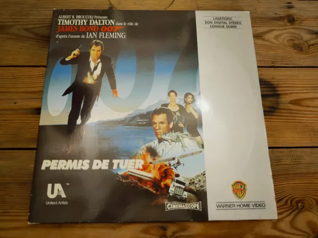 Permis De Tuer Laserdisc Pal Ld Ex Cover Ex Original 1989