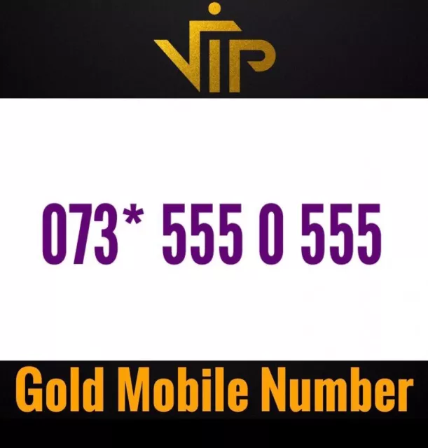 Gold Vip Business Easy  Mobile Number Sim Card 555