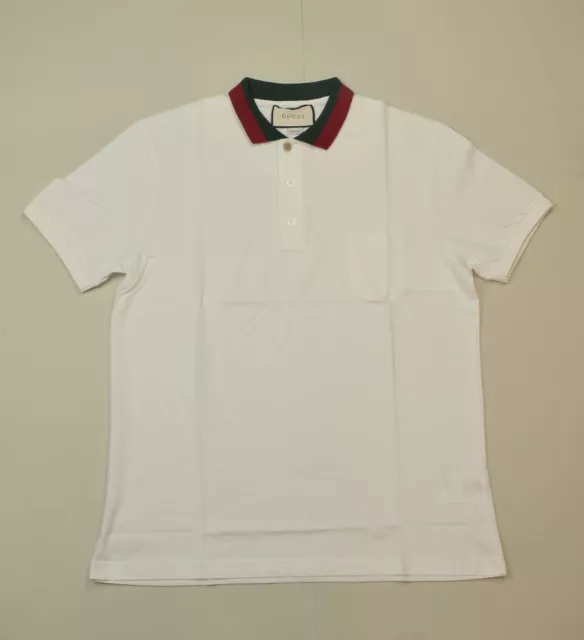 Vintage Gucci White Mens Polo size US L