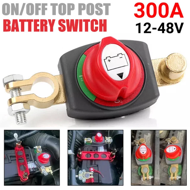 Interrupteur De Batterie 12V/24V étanche – Coupe-circuit Pour Camion, Camping-car, Bateau – Sécurité