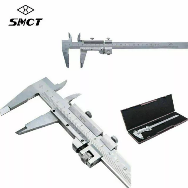 Metric/Imperial 200mm Vernier Caliper Stainless Steel Micrometer Gauge Measuring