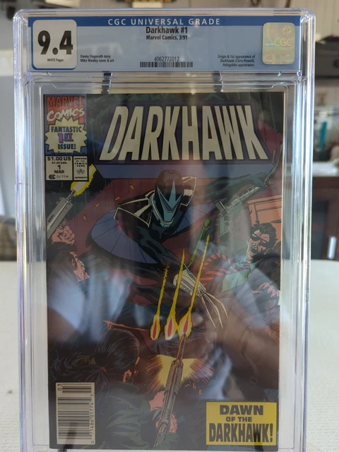 Darkhawk #1 CGC 9.4 NM NEWSSTAND First 1st Appearance key 🔑 Marvel Comic