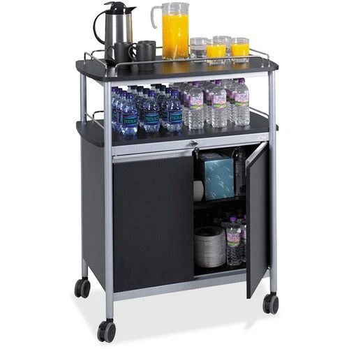 Safco Safco Mobile Beverage Cart SAF8964BL  FRN