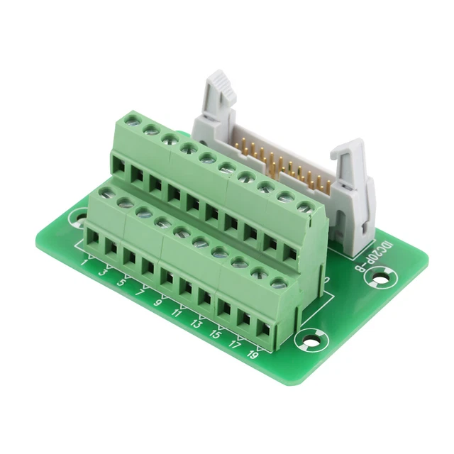 SAL Carte de dérivation de PLC IDC10P 10Pin Mle Tête Breakout Board