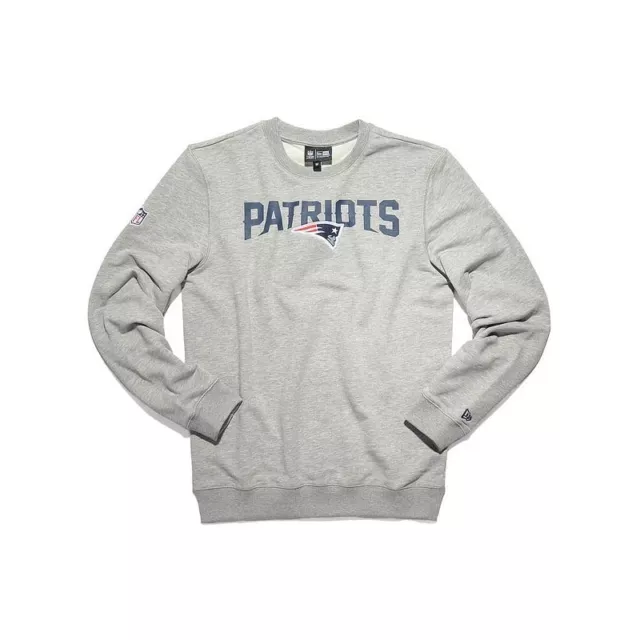 Felpa New Era Nfl Team Script Crewneck  New England Patriots