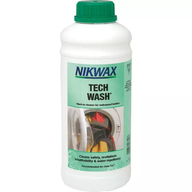 Nikwax Tech Wash | 100ml, 300ml or 1 Litre | Cleans & Protects Waterproof