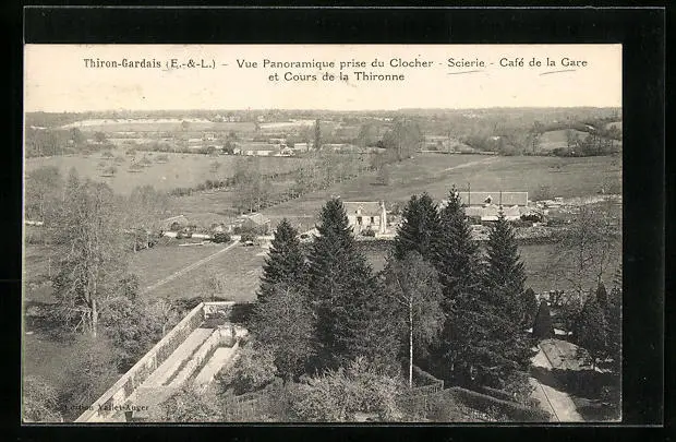 CPA Thiron-Gardais, Vue Panoramique prise du Clocher