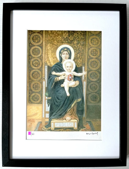 Banksy Original M Arts Edition Lithographie Signée Numérotée /150 + CADRE INCLUS