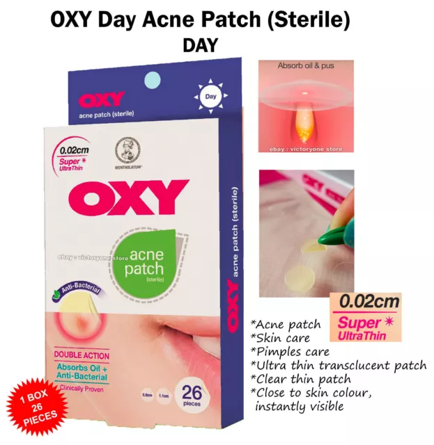 OXY Pimple Patch Acné Stérile Super Ultra Mince 0.02cm Absorber l'Huile 1...