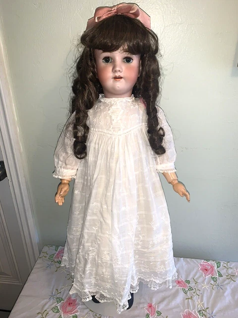 BEAUTIFUL 29" Heinrich Handwerck Simon Halbig Antique German Doll on Marked Body