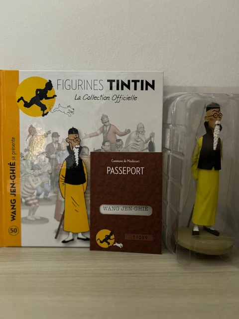 Figurine Tintin N°50 – Wang Jen Ghie (Chinese Man), Occasion
