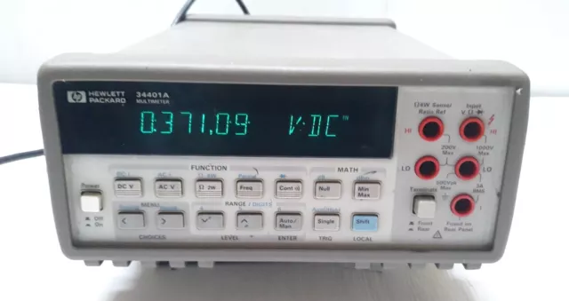 HP / Agilent 34401A Used Digital Multimeter 6½ Digit