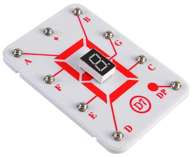 PRÉSENTATION, LED, 7 Segment, Produit Gamme SNAP CIRCUITS Modules, Pour ...