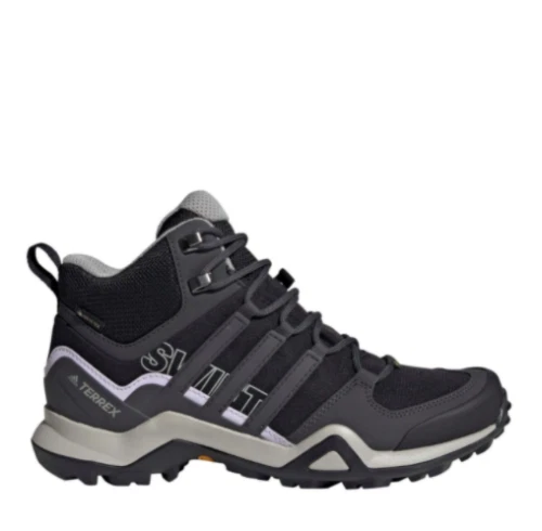 Adidas Damen-Wanderstiefel schwarz & grau Terrex Swift R2 mittel GORE-TEX UK 6 BRANDNEU MIT ETIKETT