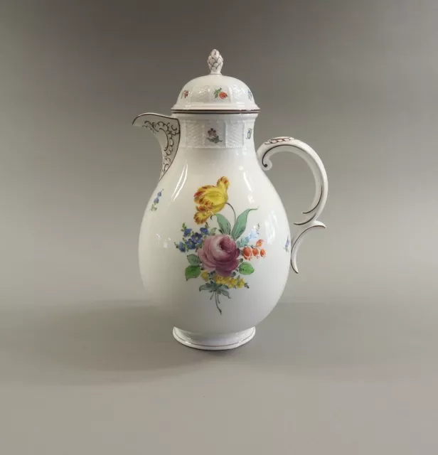 Nymphenburg, Kaffeekanne, Porzellan, Kanne, Deutschland 20. Jh., H ca. 13cm