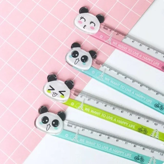 Plastic Measure Study Drawing Stationery Cartoon Animal 15cm Ruler  Stationery
