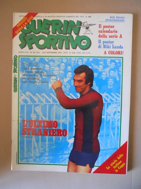 Guerin Sportivo N°43 – 1976 – Italie, Angleterre, Basket – Magazine D'époque