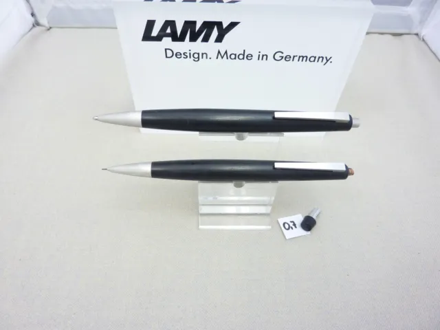 Vintage LAMY 2000 Set - Druckbleistift mit Kugelschreiber - W.Germany - Etui