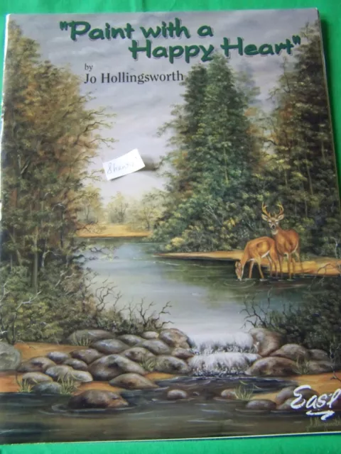 Paint With A Happy Heart By Jo Hollingsworth Oils Acrylics Animals Wildlife Book