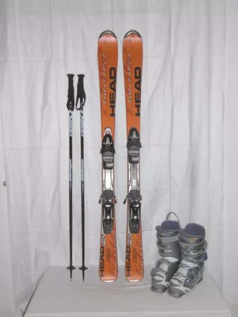 Head Ski " Big Easy " Top Allround Carver 140 Cm + Skischuhe Gr: 39 Im Set