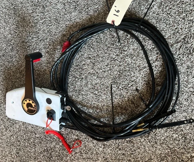 Evinrude Johnson OMC control New 16' cables No trim